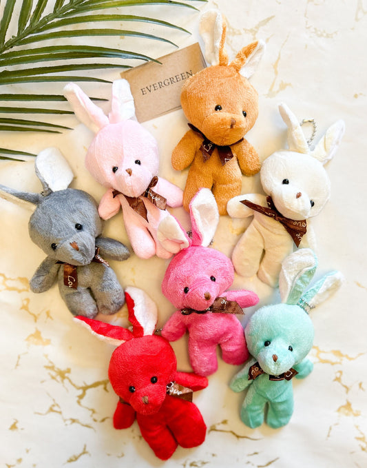 Easter Bunny / Rabbit Plushie Keychain - Wide Variety Available!