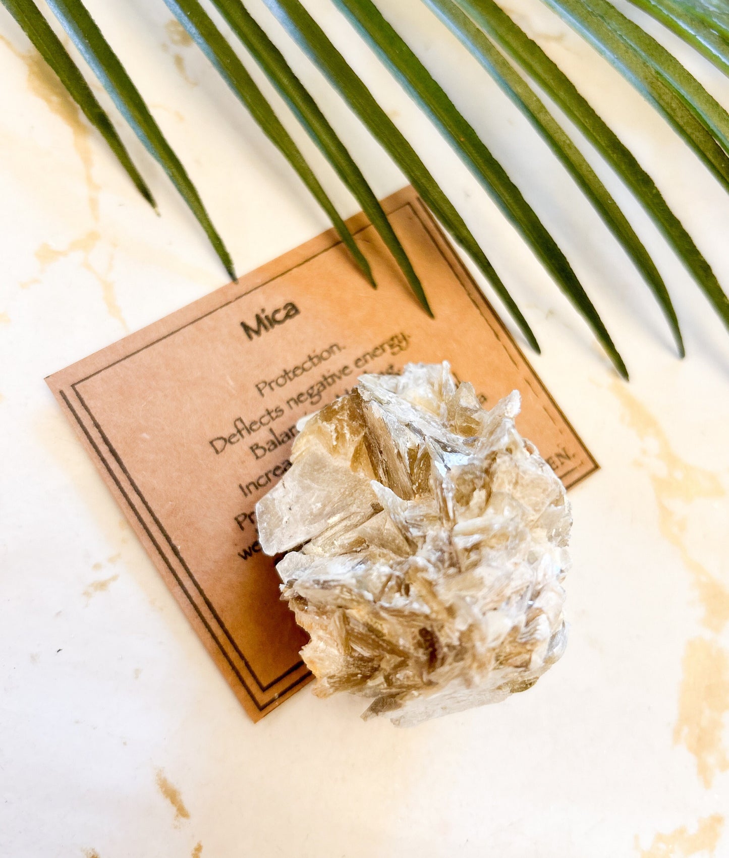 Raw/ Rough Mica Crystal - Protection, Balance & Healing
