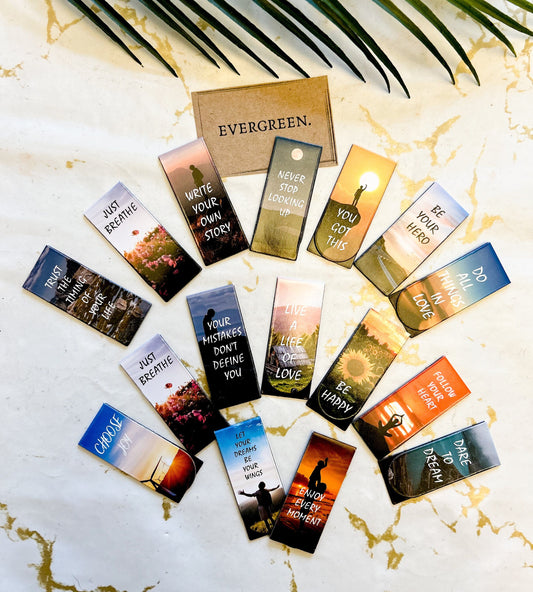 Magnetic Bookmark - Wide Variety Of Inspirational / Motivational Quotes