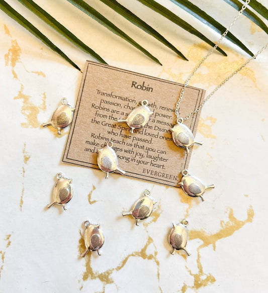 Robin Pendant / Charm - Transformation, Growth & Renewal