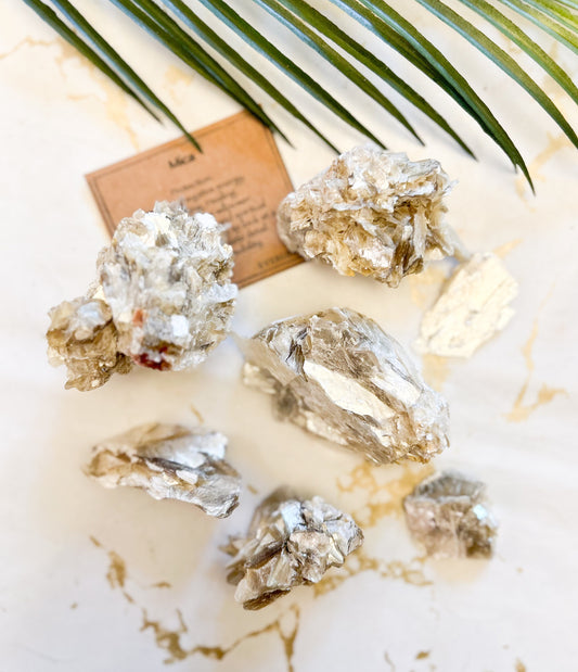 Raw/ Rough Mica Crystal - Protection, Balance & Healing
