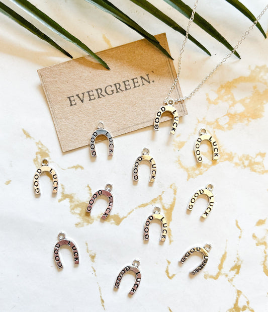 Good Luck Horseshoe Pendant / Charm - Wide Variety Of Chains Available!