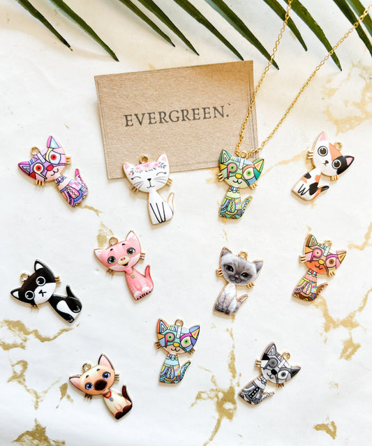 Cat / Kitten / Kitty / Pussycat Pendant / Charm - Variety Of Chains Available!