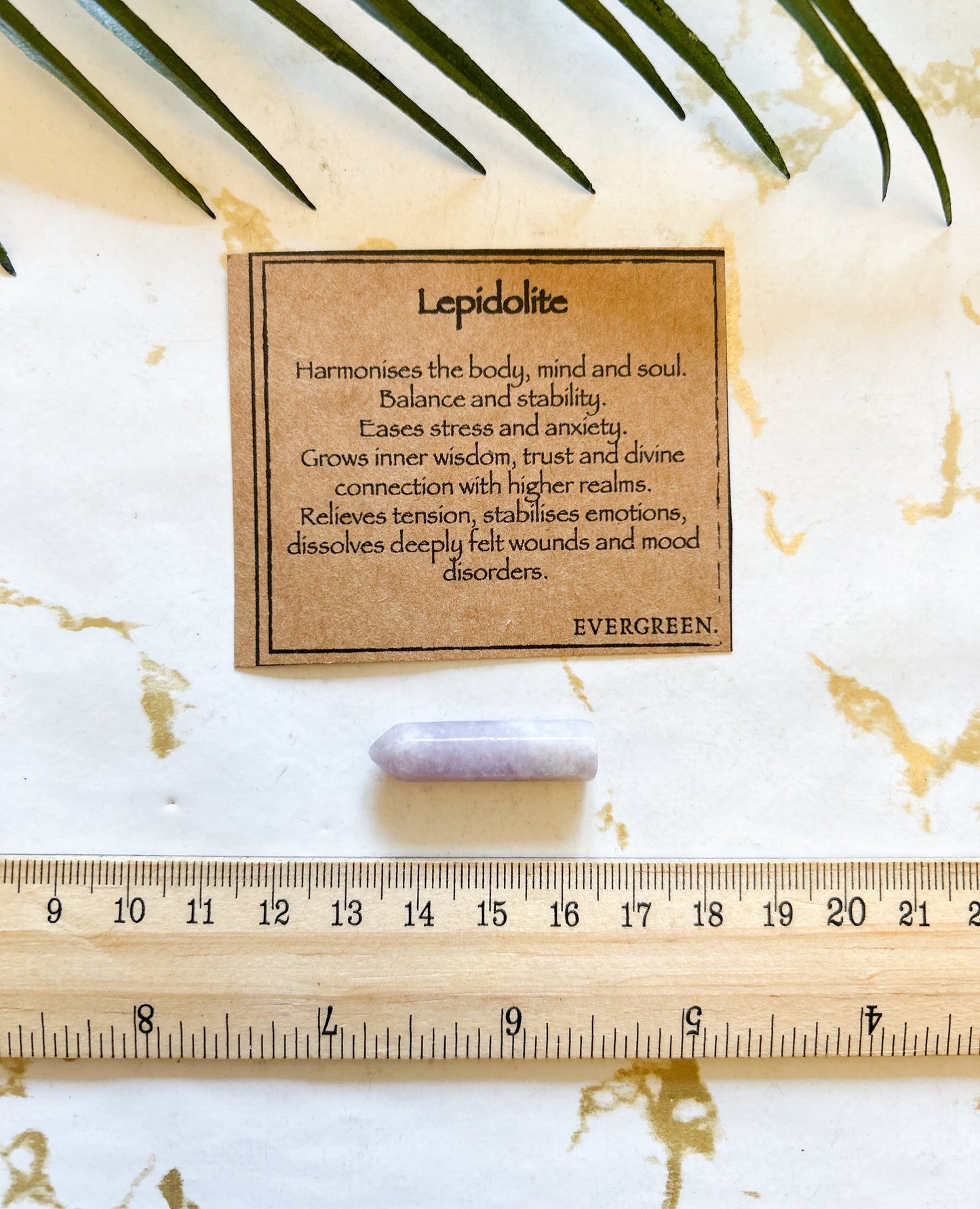 Lepidolite Crystal Point - Harmony, Balance & Stability