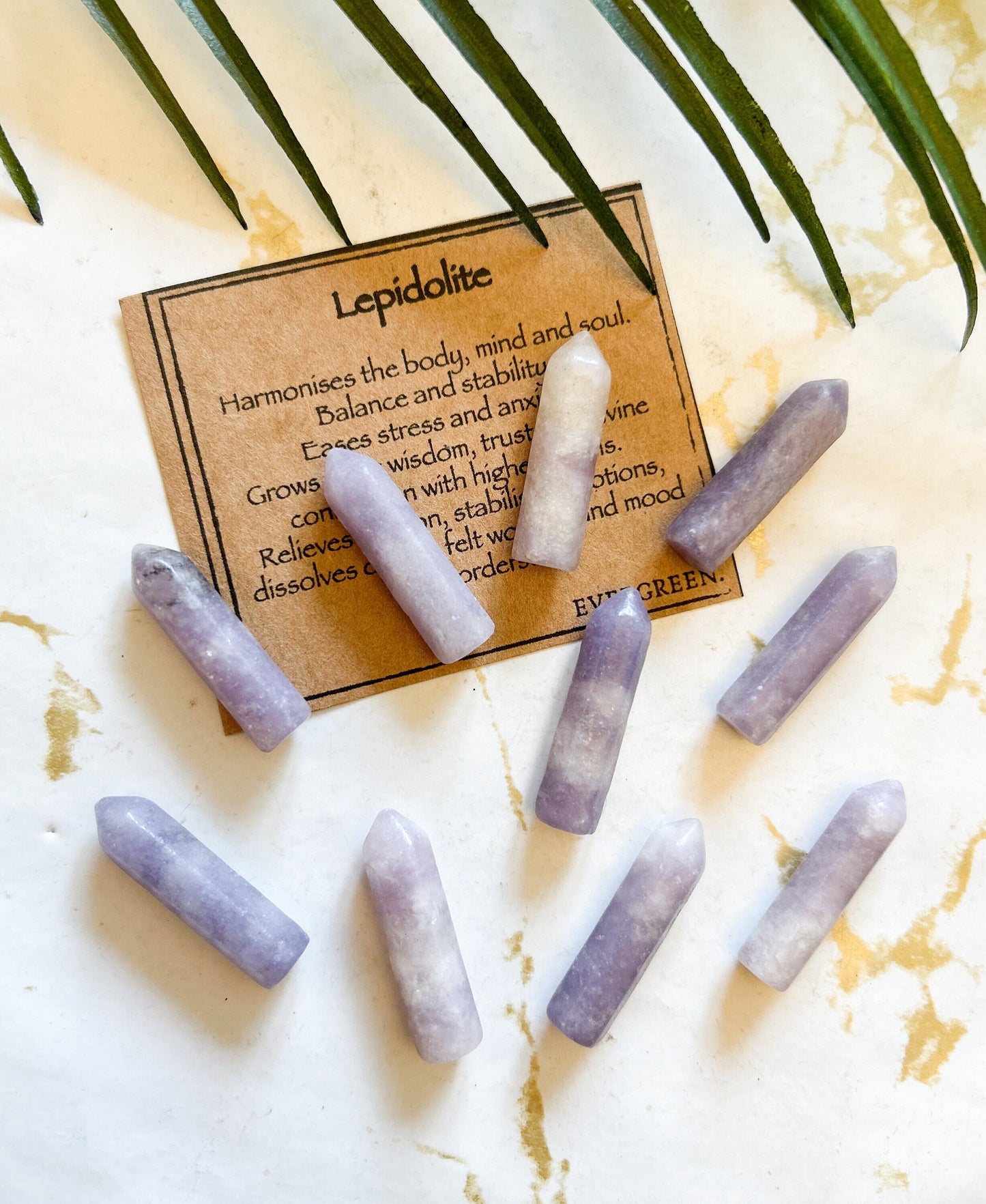 Lepidolite Crystal Point - Harmony, Balance & Stability
