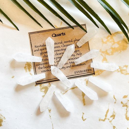 Quartz Crystal Point - Cleansing, Concentration & Balance