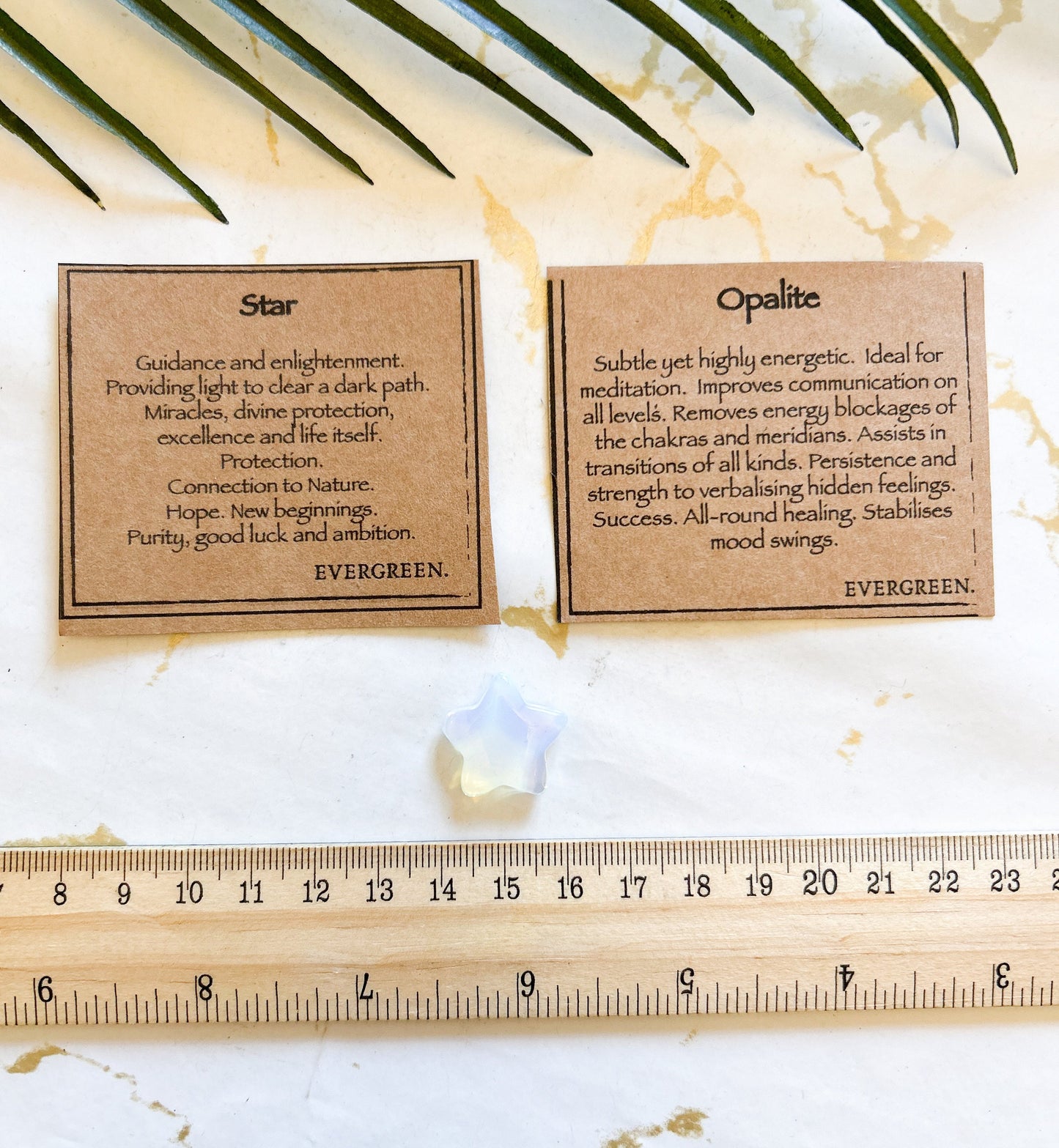 Opalite Crystal StarMeditation, Communication & Success