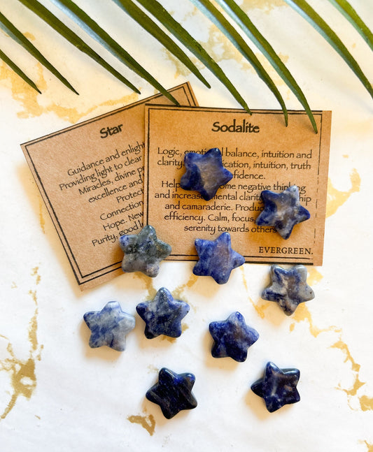 Sodalite Crystal Star - Truth, Communication & Clarity