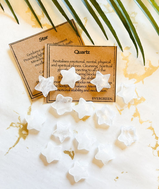 Quartz Crystal Star - Healing, Vibrations & Growth