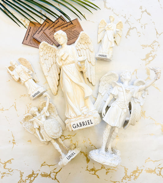 Archangel Uriel / Gabriel / Michael / Raphael Figurine - 4.5" / 7" / 9" / 9.5"