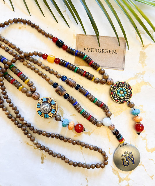 Vintage Nepal Wooden Mala Beads - Wide Variety Available!
