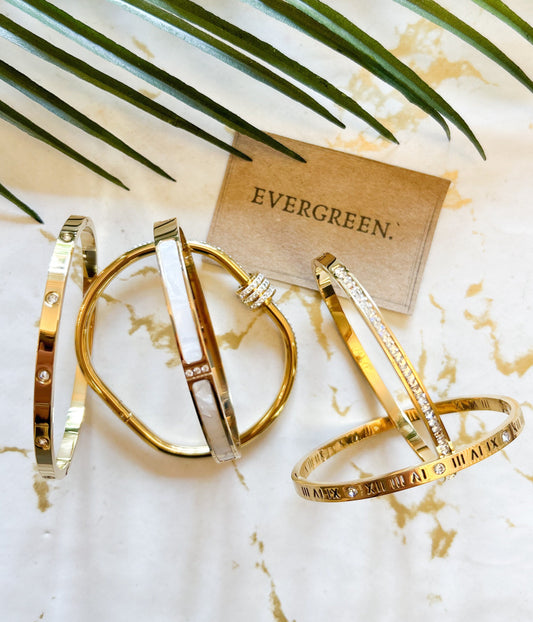 18K Gold Plated Non-Fade Bracelet - Wide Variety Available!