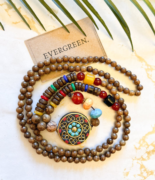 Vintage Nepal Wooden Mala Beads - Wide Variety Available!