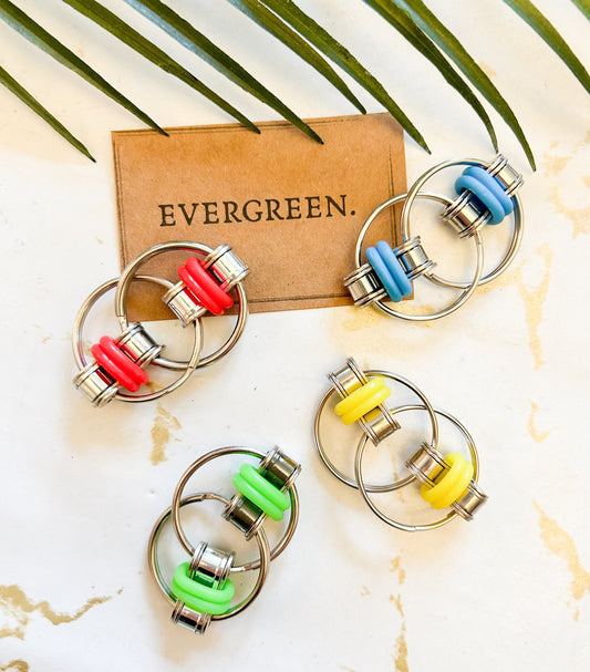 Flip Chain Fidget Spinner Sensory Toy - Stress & Anxiety Relief