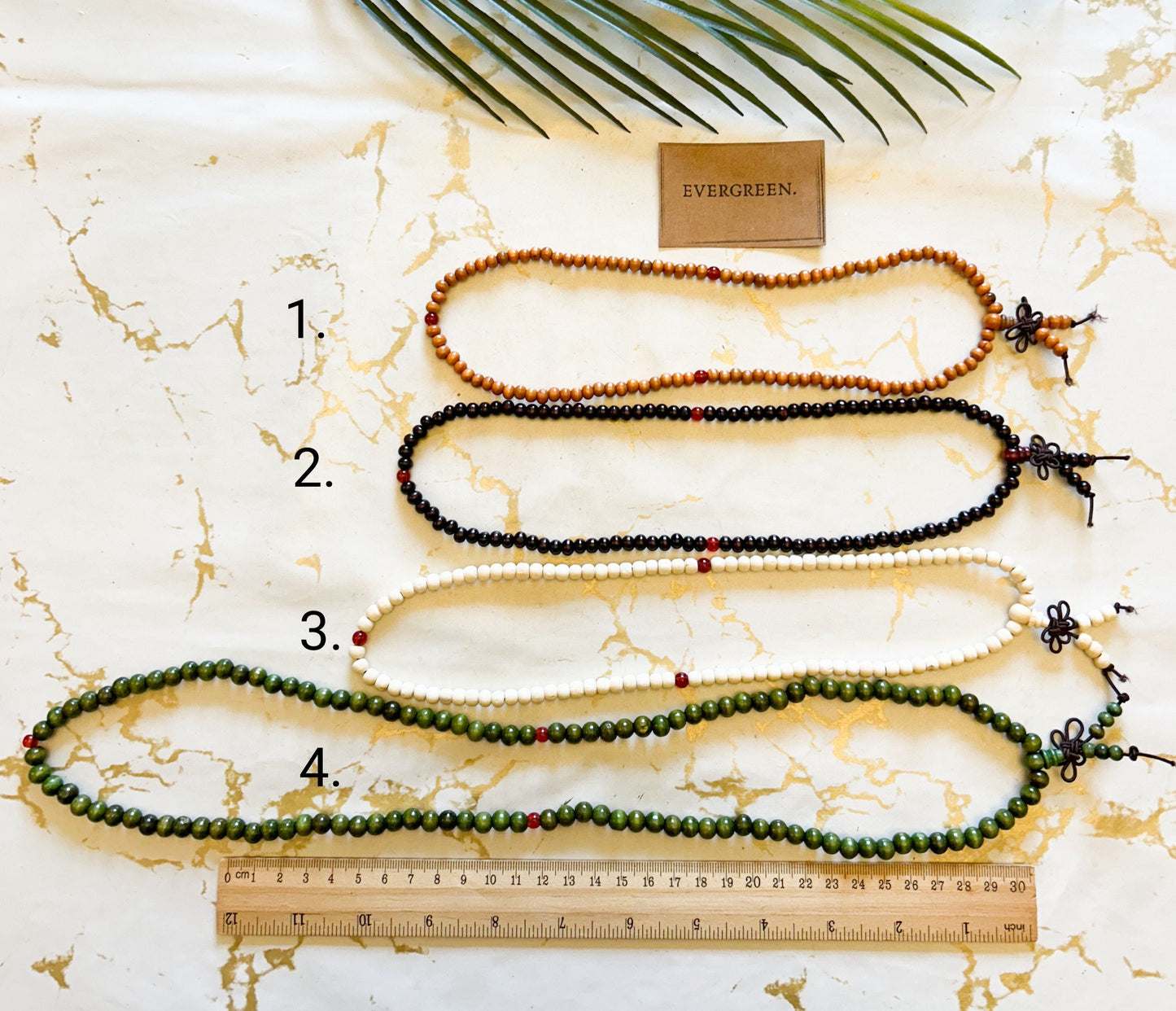 Coconut Wood Mala Beads / Meditation / Buddhism / Prayer - Wide Variety Available!