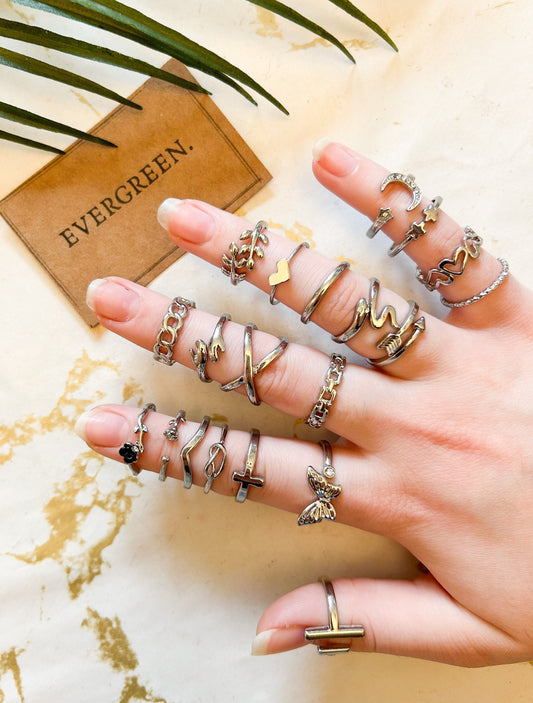 Silver Fashion Rings - Wide Variety Available!