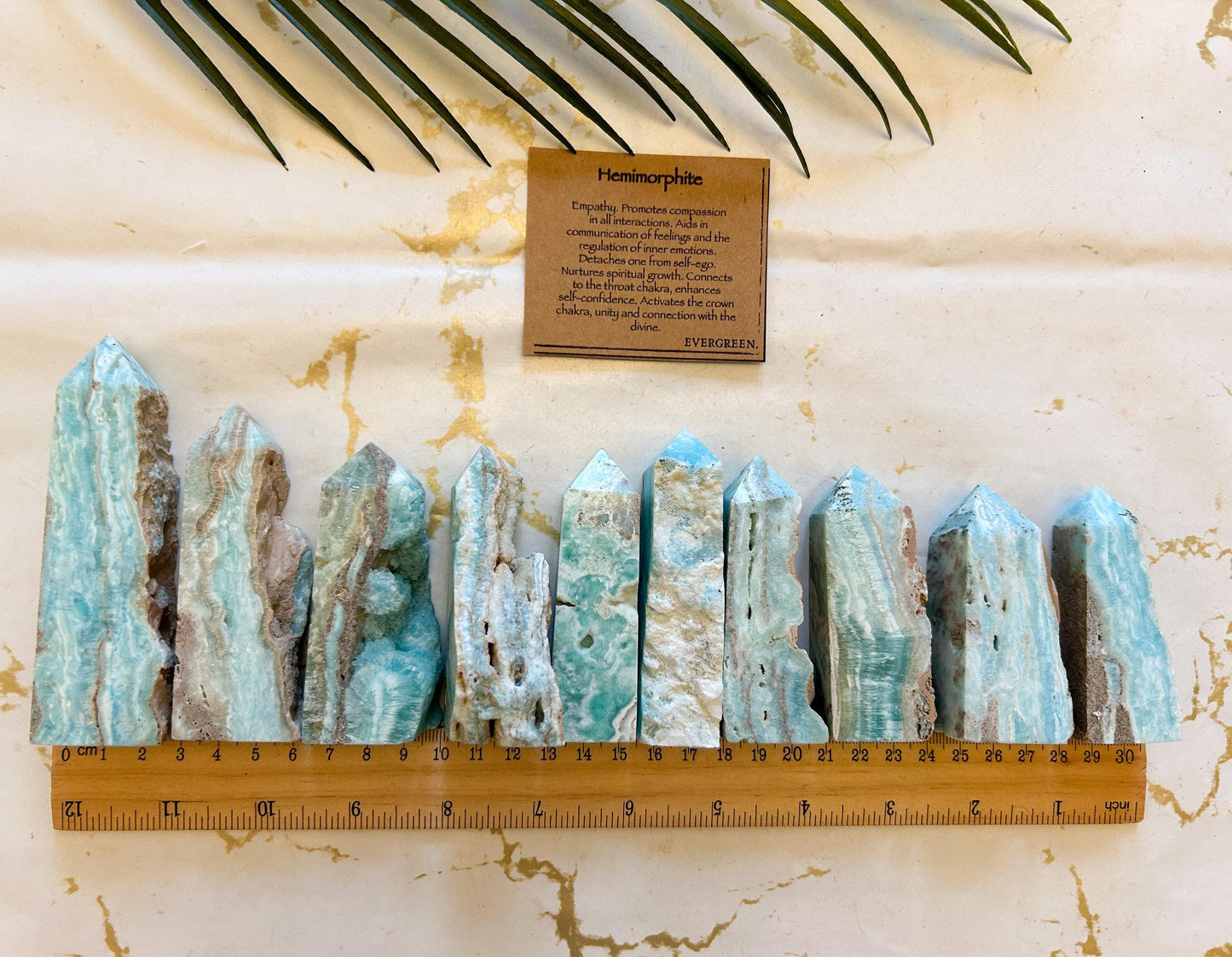 Hemimorphite Crystal Druzy Tower - Compassion, Communication & Self-Confidence
