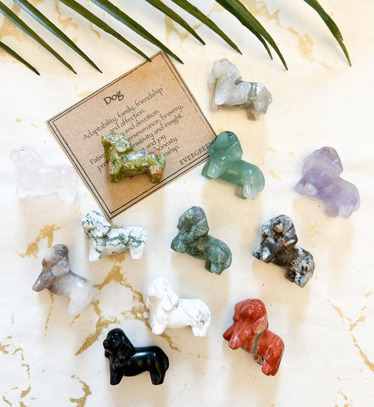 Crystal Dachshund / Sausage Dog / Puppy Crystal Carving - Wide Variety Available!