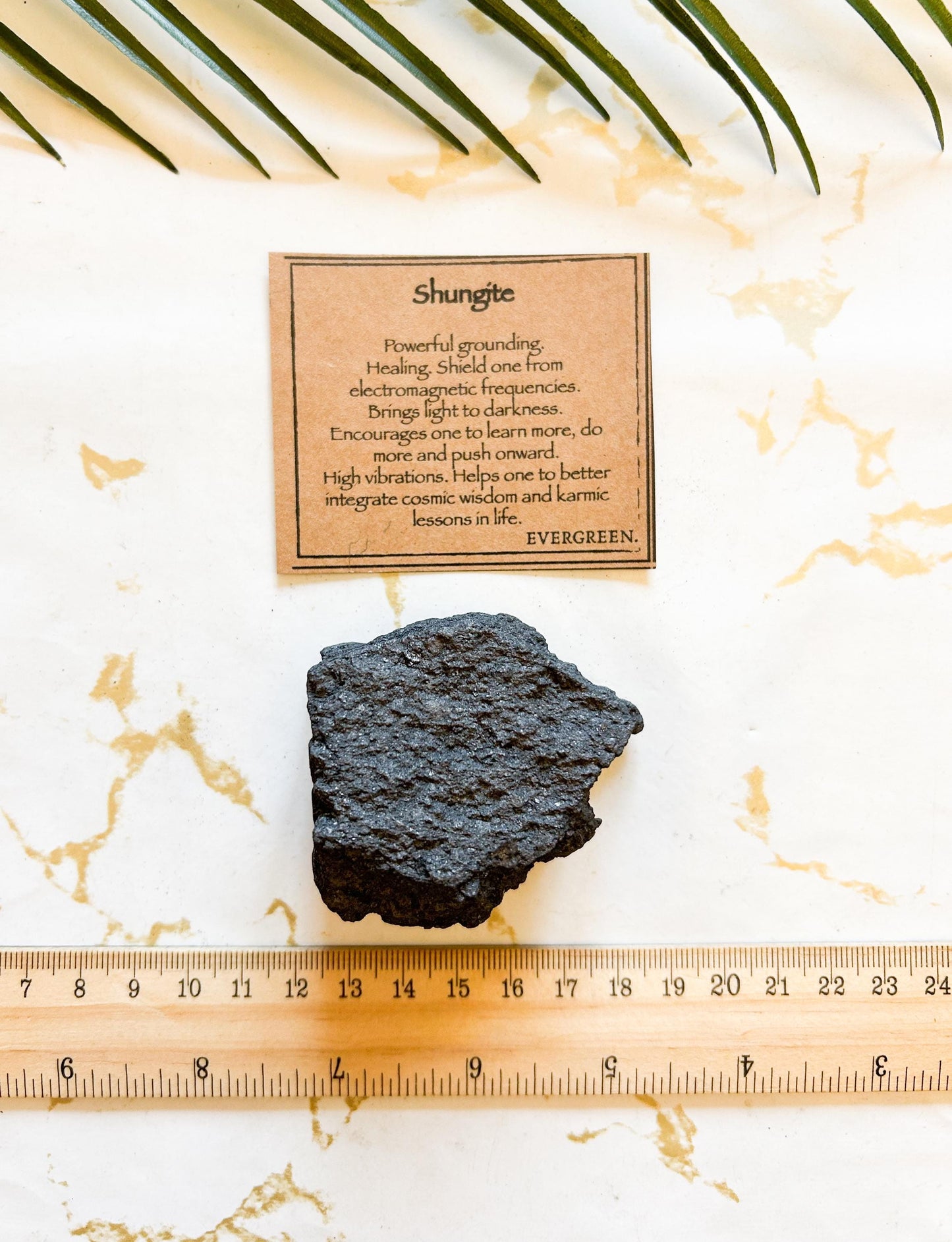 Raw / Rough Shungite Crystal - Healing, Light & Wisdom
