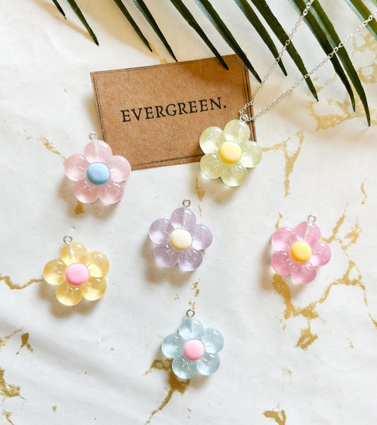 Flower Pendant / Charm - Variety Of Chains Available!
