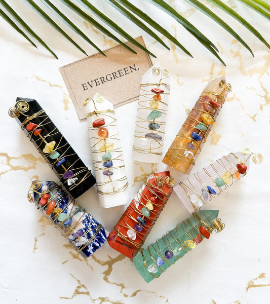 Crystal Chakra Chip Point / Tower - Wide Variety Available!