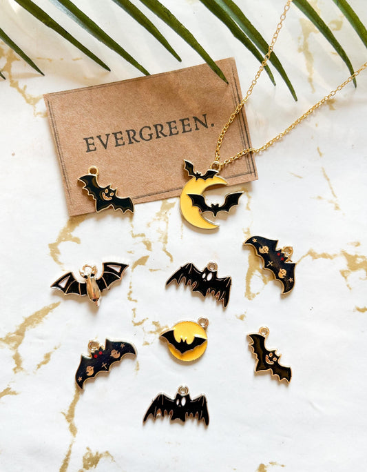 Bat Halloween / Spooky Pendant / Charm - Variety Of Chains Available!