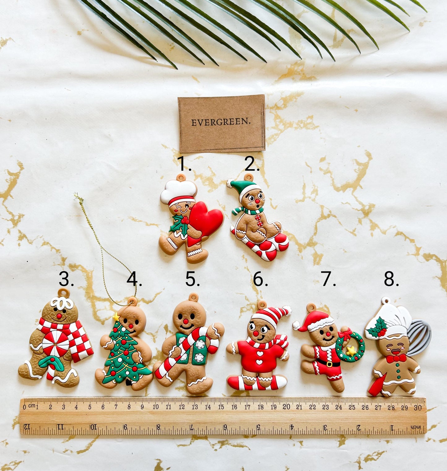 Gingerbread Man Christmas Tree Hanging Ornament / Bauble - Wide Variety Available!
