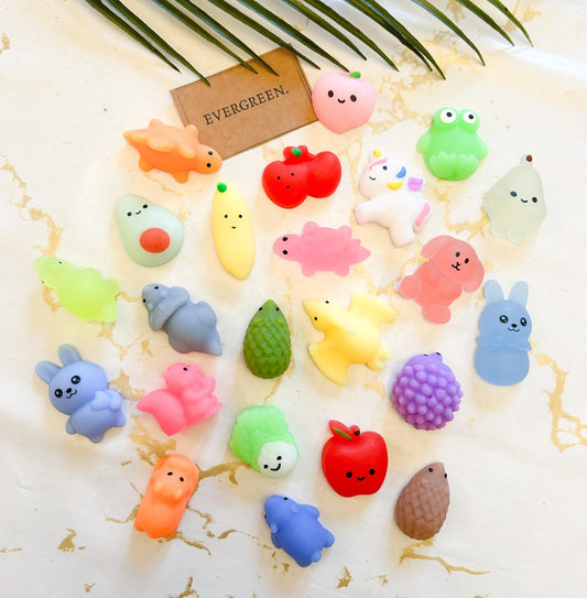 Squishy Animal / Pet / Fruit - Stress & Anxiety Relief Fidget Toy / Wide Variety Available!