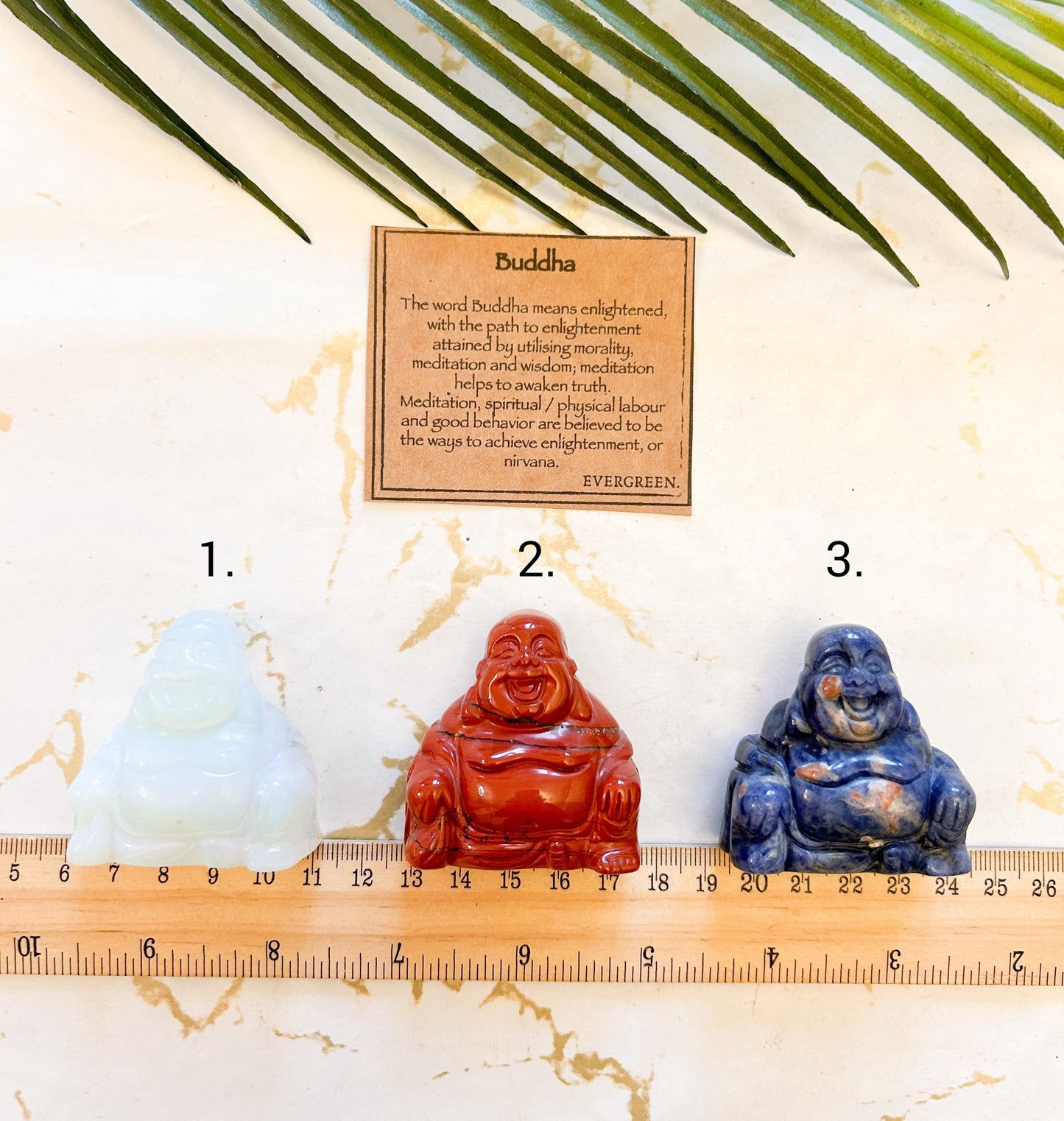 Crystal Buddha Carving - Enlightenment, Wisdom & Meditation