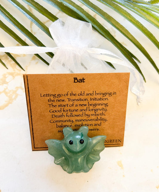 Crystal Bat Carving - Wide Variety Available!