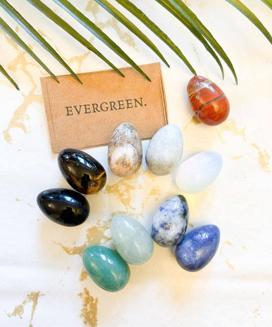 Crystal Yoni Egg 30mm x 20mm - Wide Variety Available!