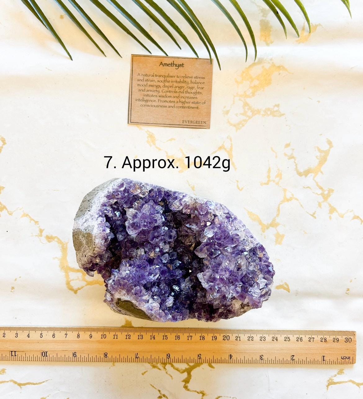 Amethyst Crystal Geode - Calming, Balance & Healing
