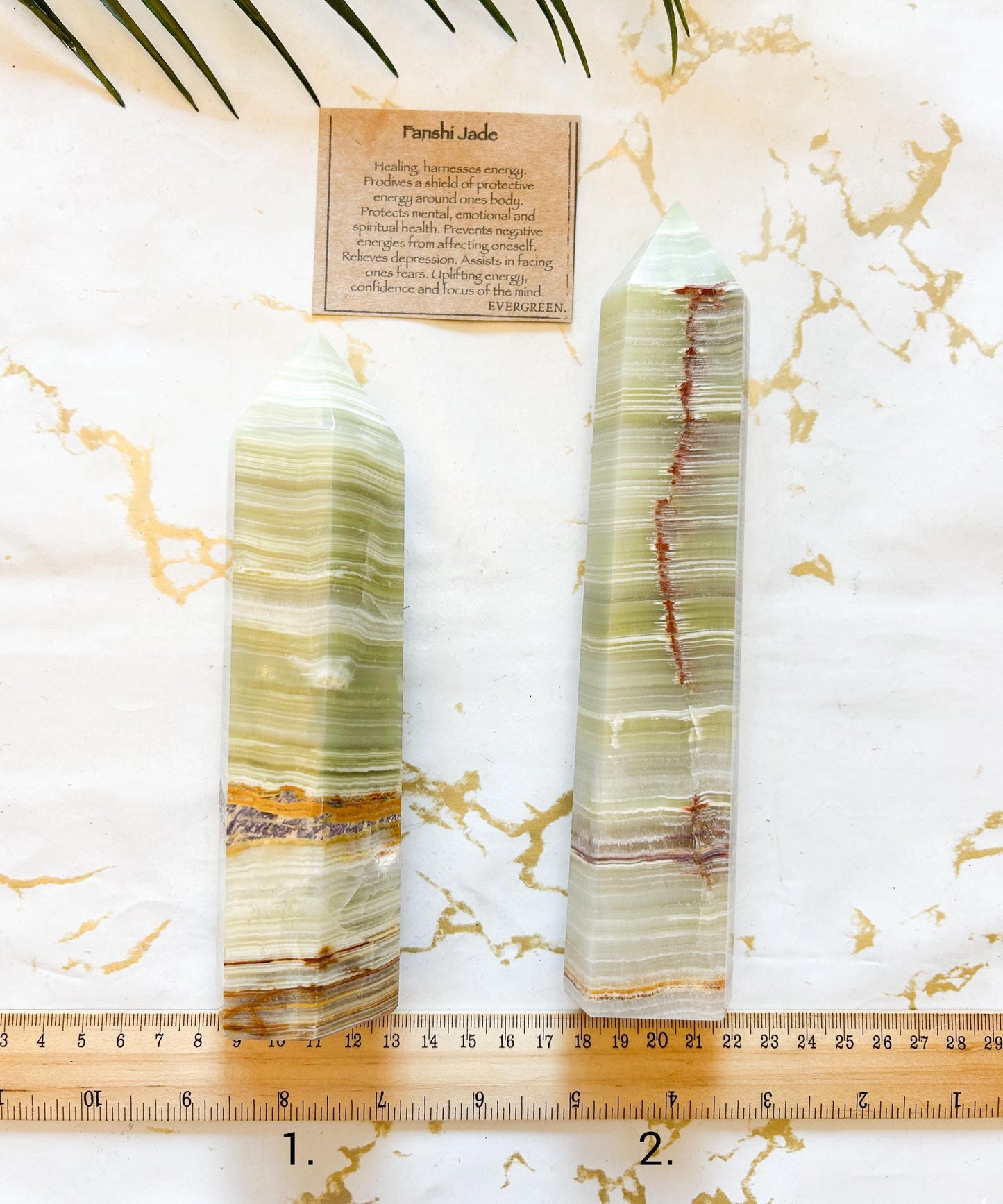 Fanshi Jade Crystal Tower - Healing, Energy & Protection
