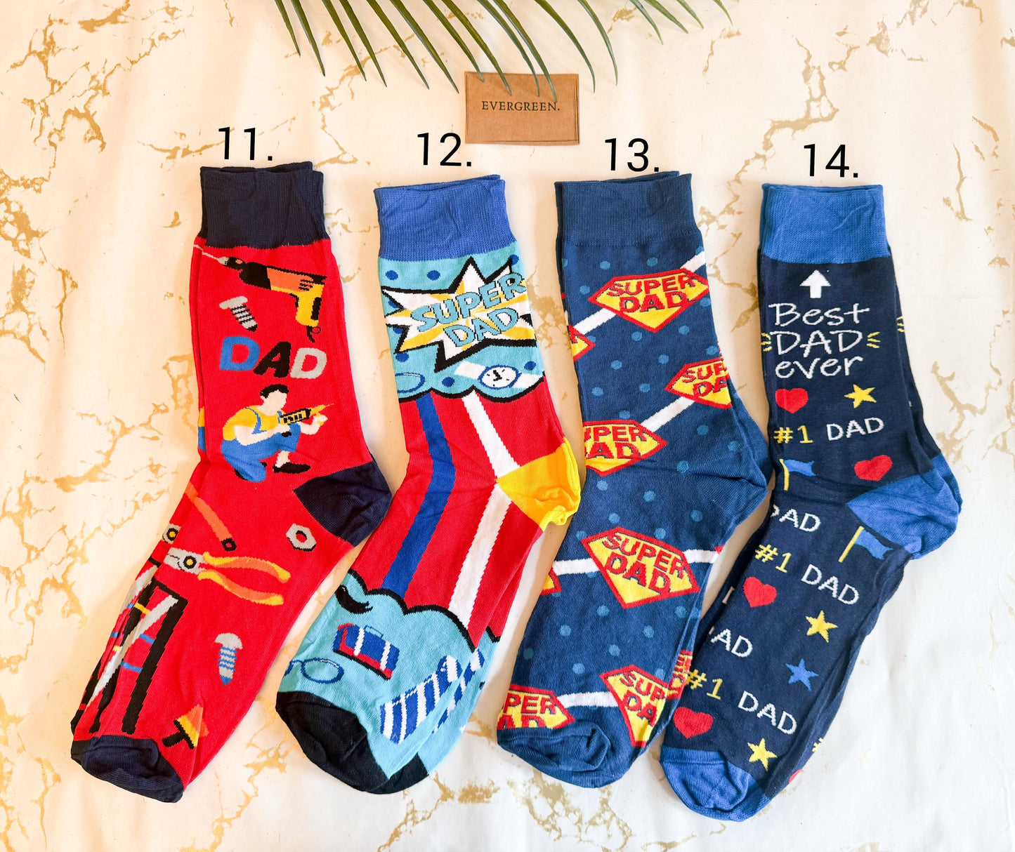 Dad / Men's / Father's Day Cotton Socks - Wide Variety Available!
